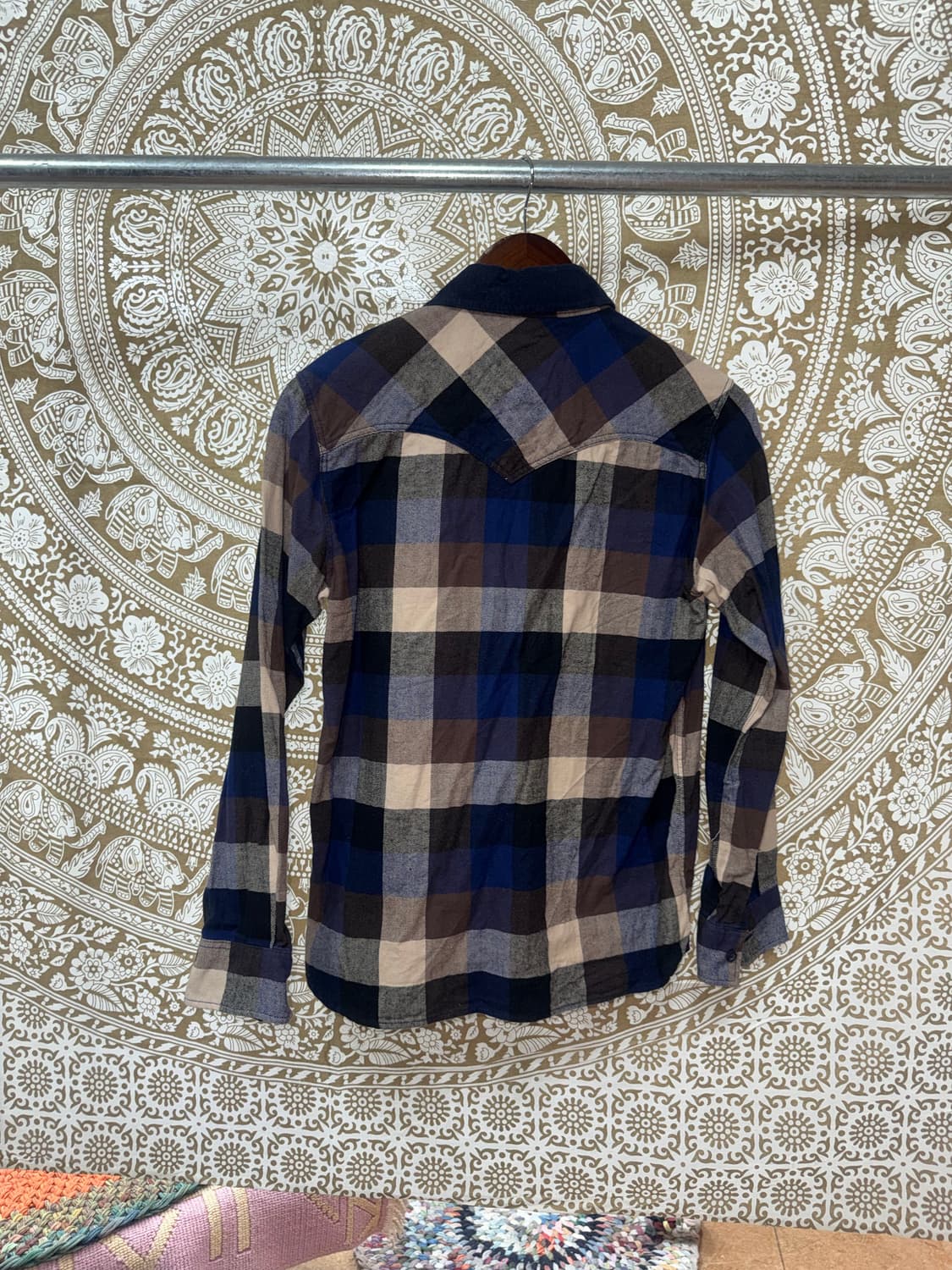 리바이스 여성 투포켓 체크 셔츠  상품이미지5