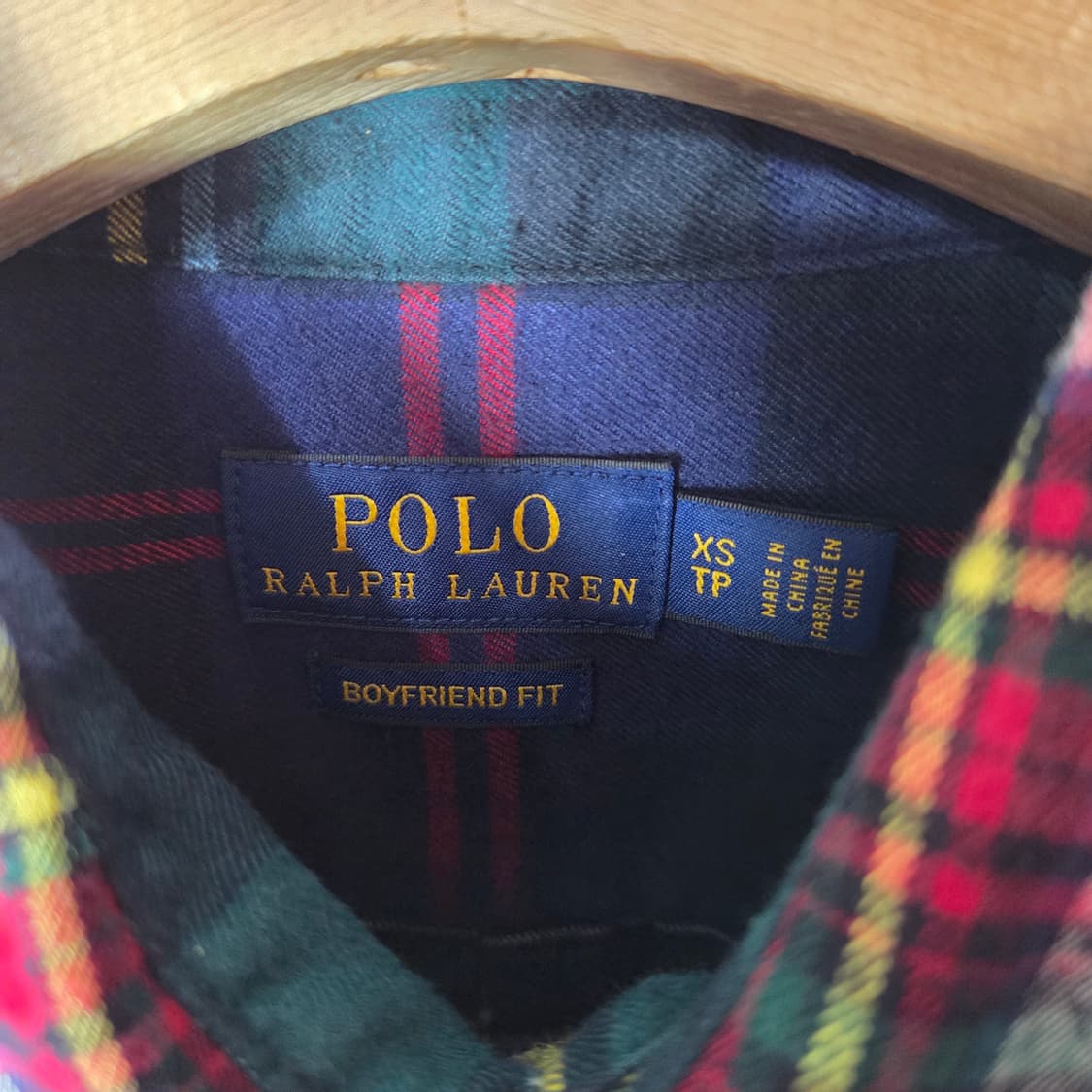 [POLO] 폴로랄프로렌 패치 격자무늬 플란넬 셔츠 상품이미지5