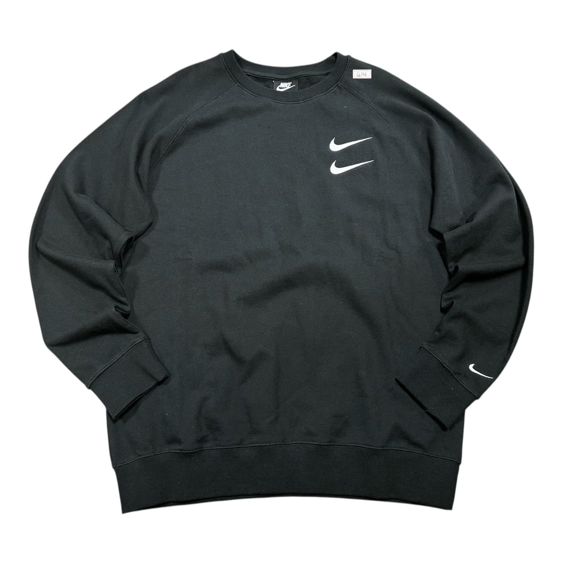 ✨ (바배) 나이키 NSW 더블 스우시 빅로고 스웻 블랙 맨투맨  상품이미지2