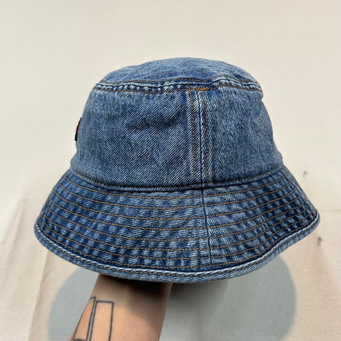 타미힐피거 청 데님 버킷햇 모자 상품이미지2