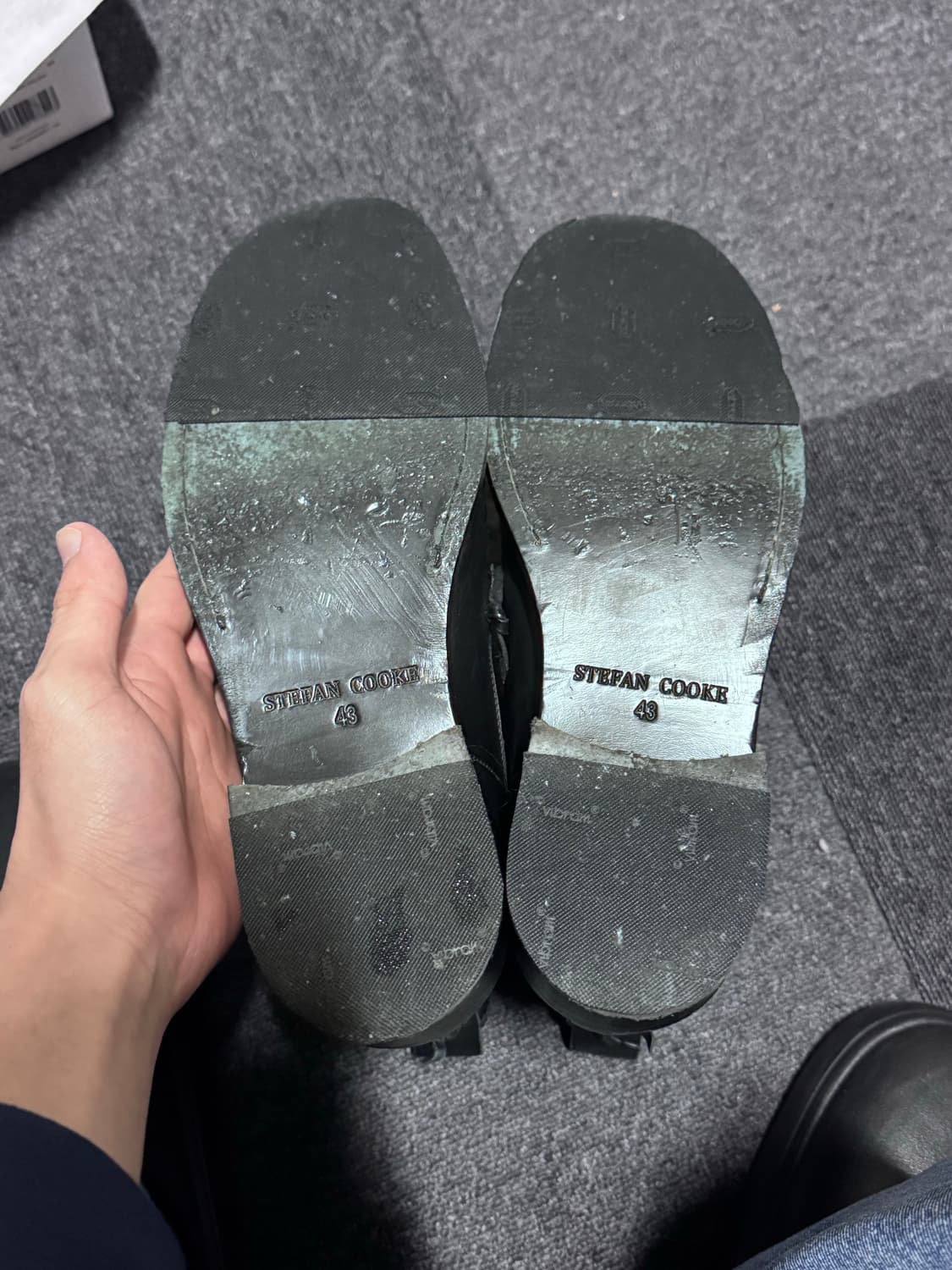 휩스티치 가죽 부츠 상품이미지7