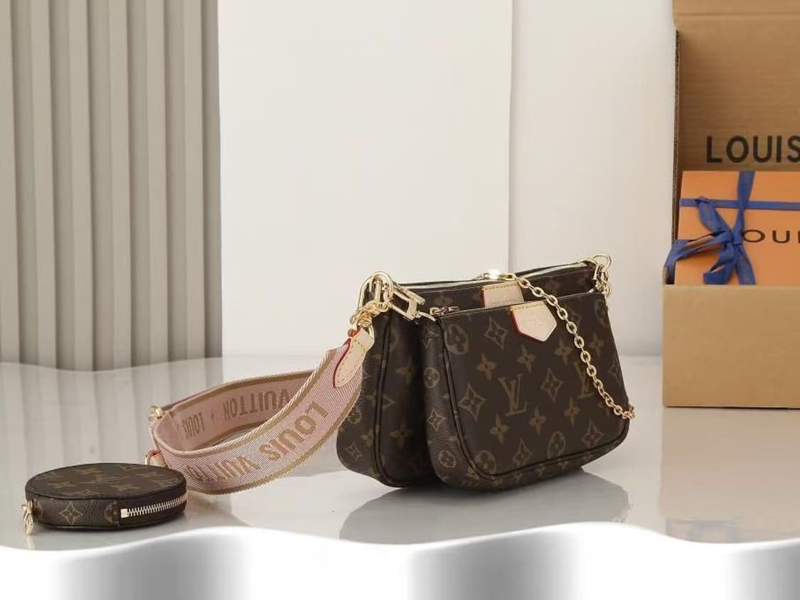 루이비통 멀티 포쉐트 악세수아 모노그램 라이트 핑크 상품이미지3