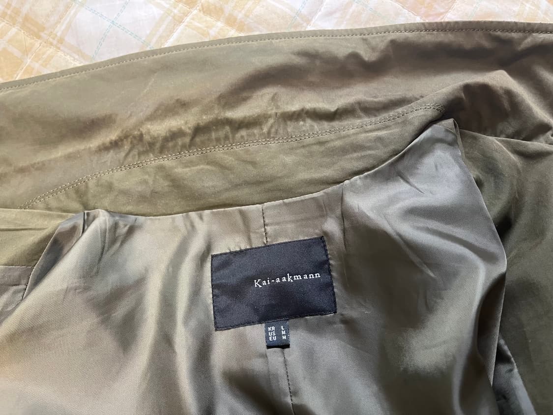 카이아크만 야상 코트 카키 L 상품이미지5