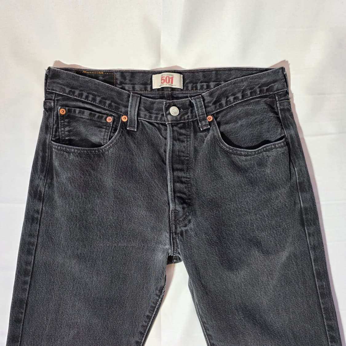[W32L33]00S 리바이스 08501 블랙 데님팬츠 상품이미지2