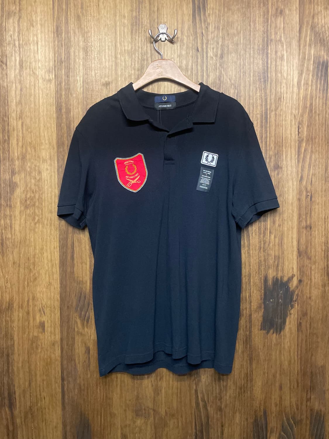 Fred Perry ACF Sheild Patch Pique Shirt 상품이미지1