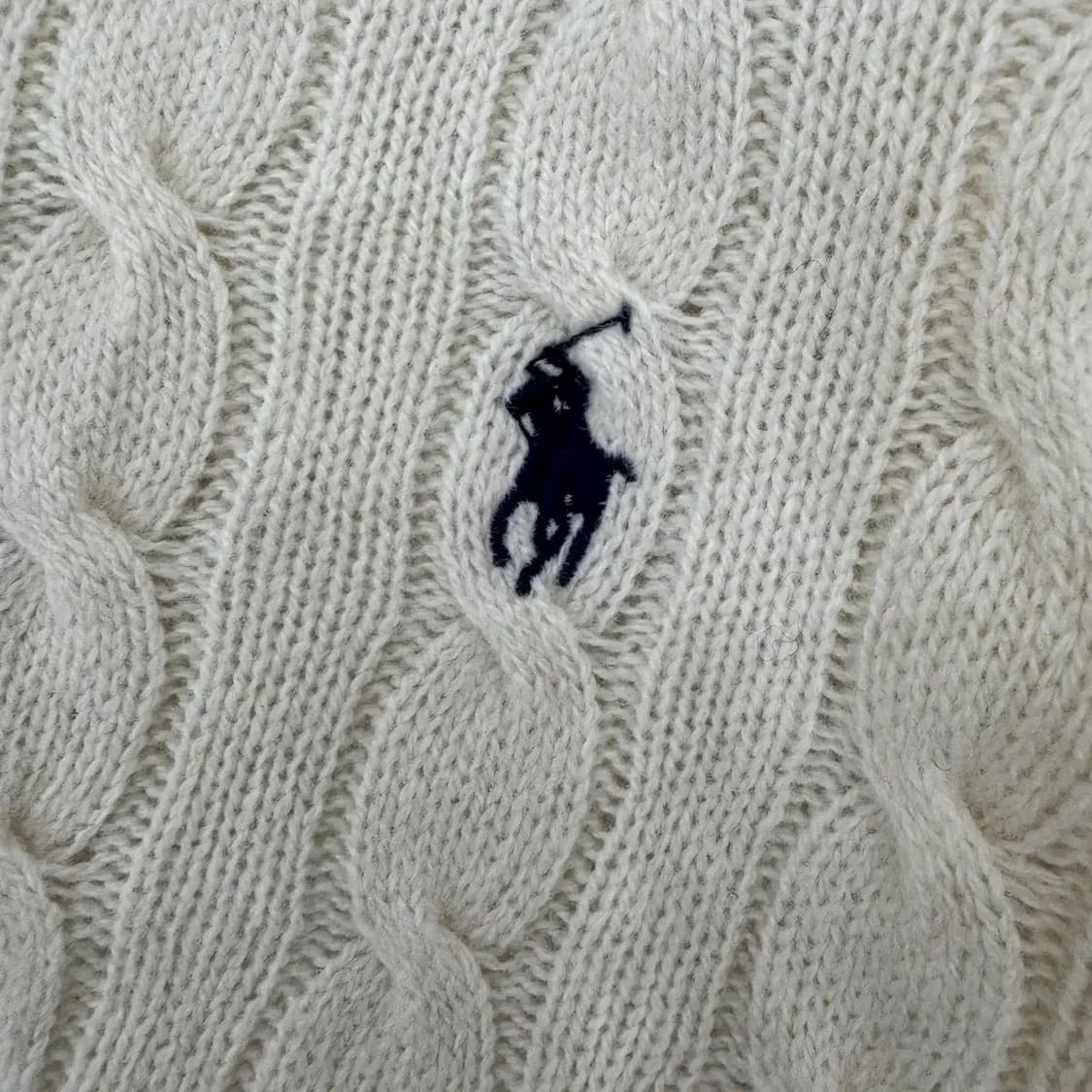 M(100) 폴로 랄프로렌 캐시미어 케이블 라운드 니트 상품이미지4