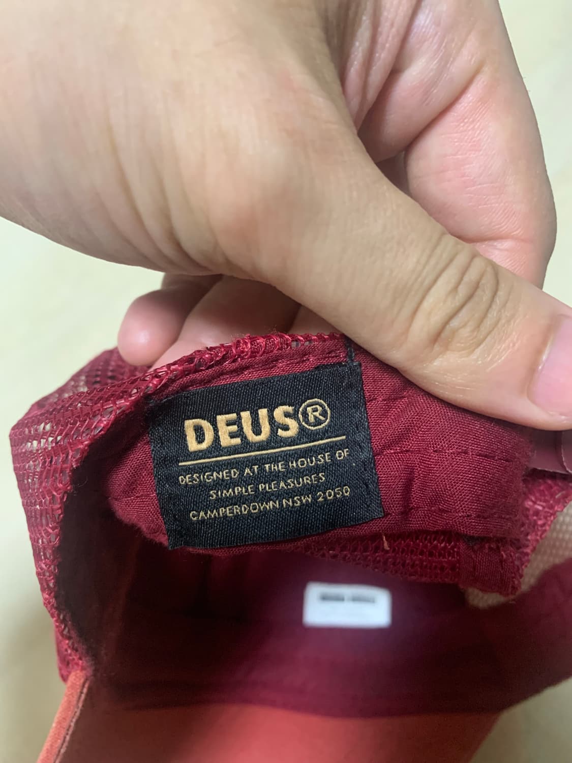 Deus Ex Machina Red mash cap 상품이미지3