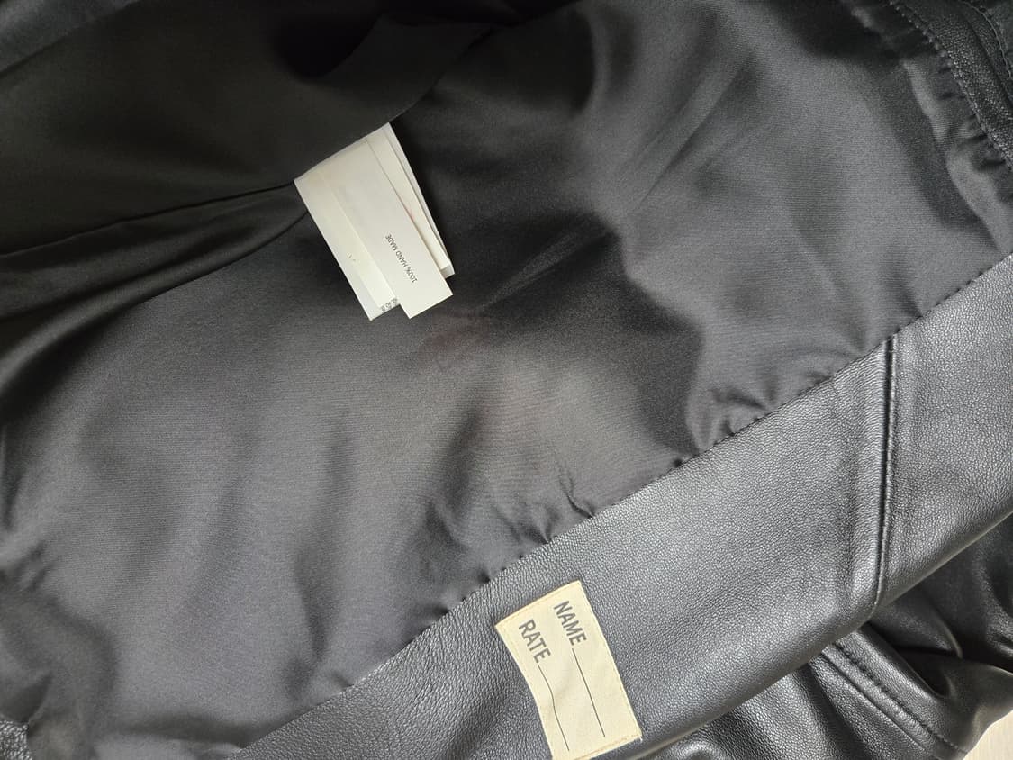 (AGINGCCC)의 파인 레더 라이더 자켓 상품이미지7