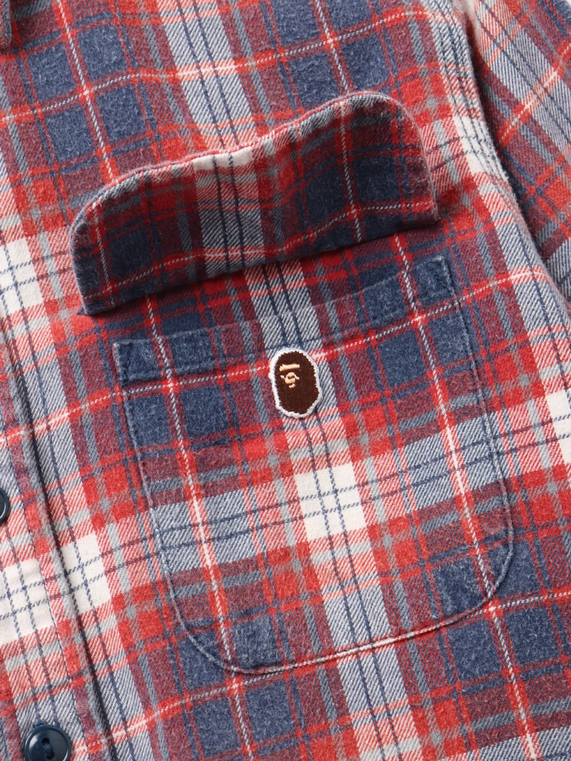 베이프 A BATHING APE Plaid Shirt 상품이미지6