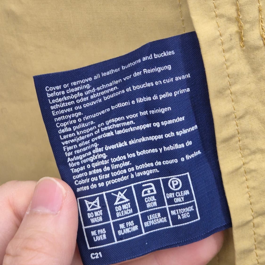 버버리 빈티지 더플 코트 10REG 상품이미지9