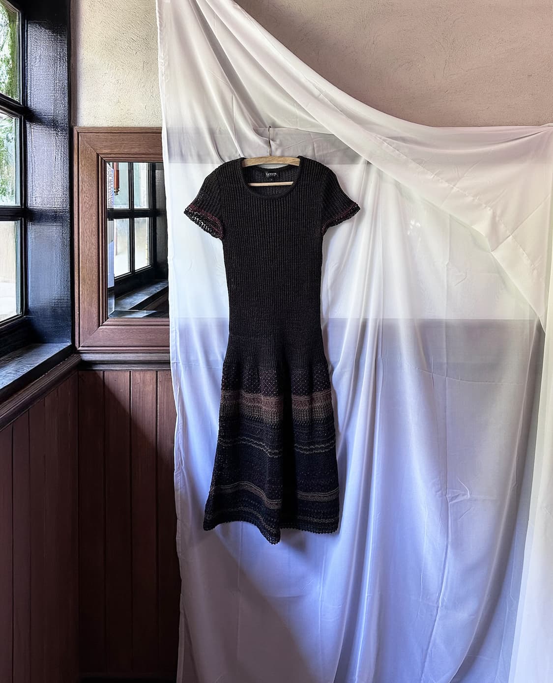 LANVIN slim-fit knit dress 상품이미지5