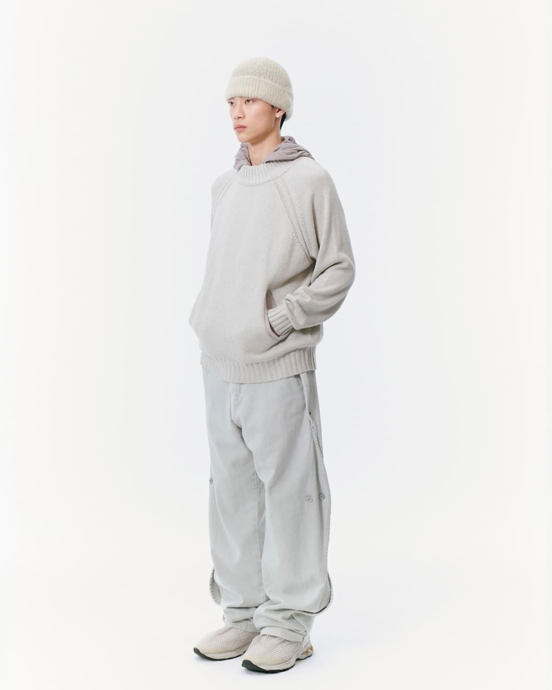  Cotton Wave Pants Grey 01 상품이미지2