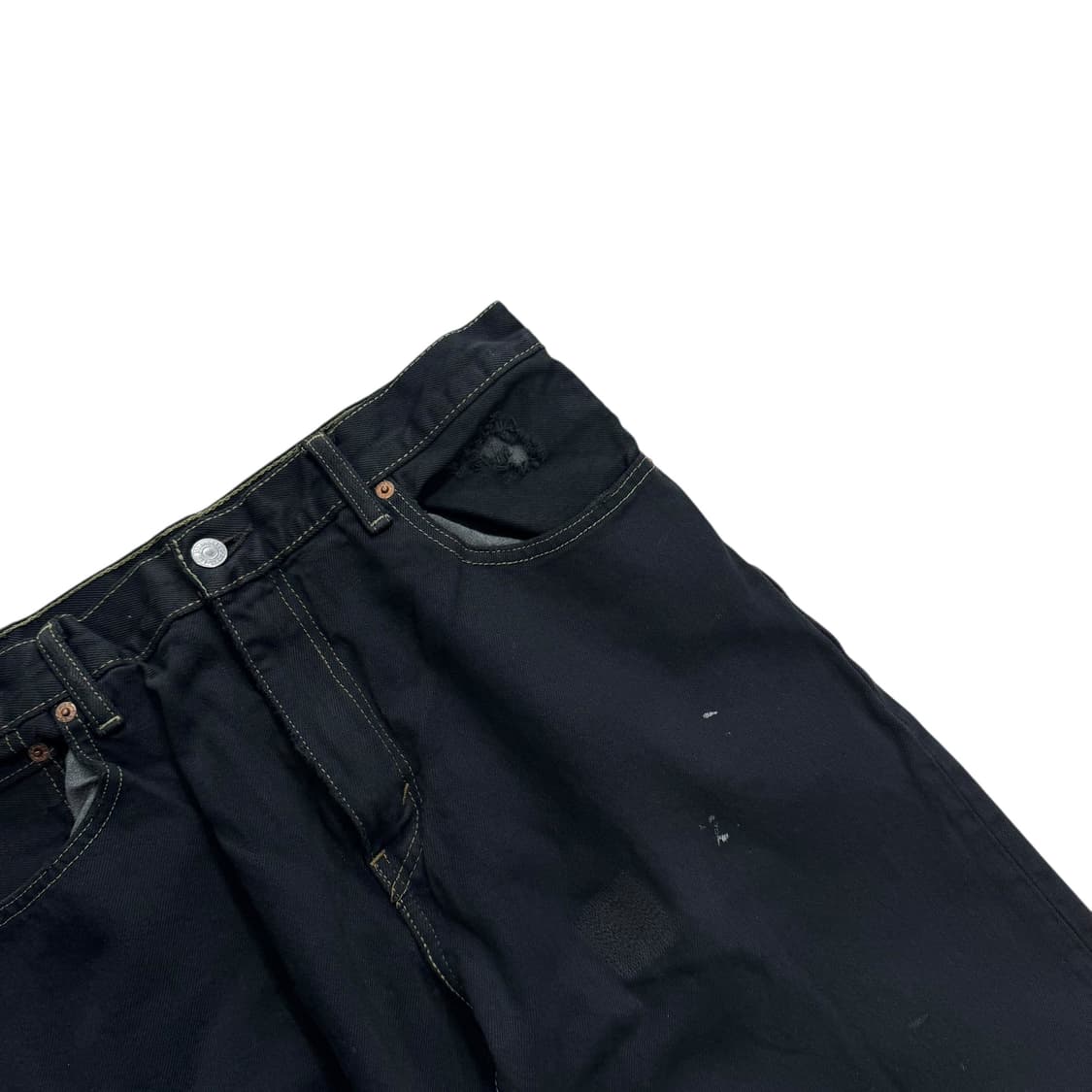 [33] 리바이스 517 블랙 다이 블랙진 데님 청바지 [lv1181] 상품이미지5