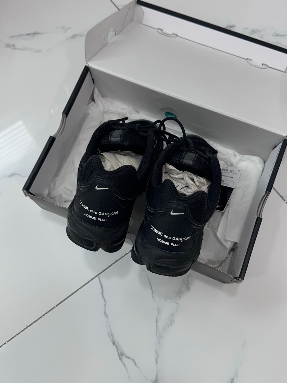 (275) 나이키 x 꼼데가르송 옴므 플러스 에어맥스 TL 2.5 블랙 상품이미지5