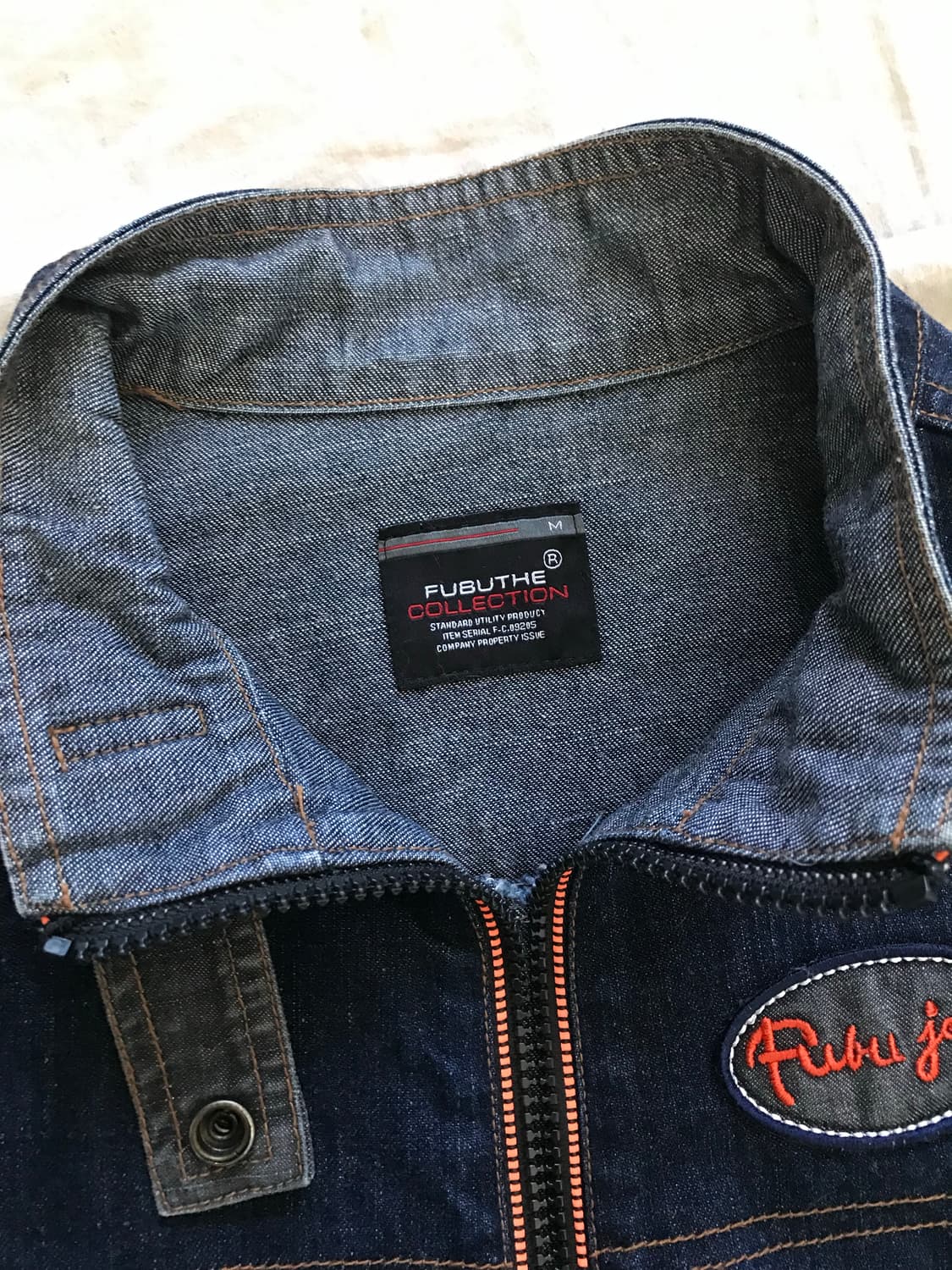 푸부 올드스쿨 데님 레이싱 자켓 상품이미지8