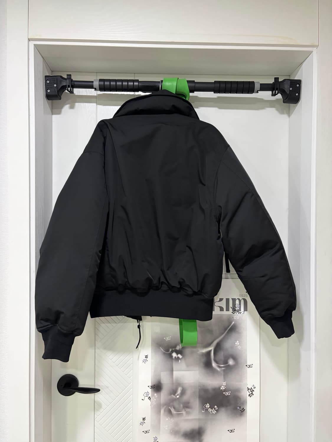 DNSR 디앤에스알 블랙 봄버 덕다운 패딩 자켓 상품이미지3