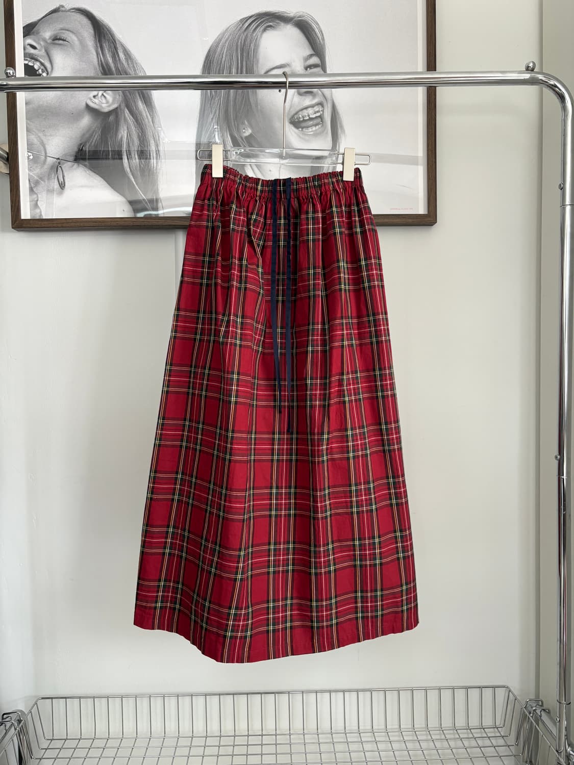 ichi. / tartan check skirt ( free size ) 상품이미지1