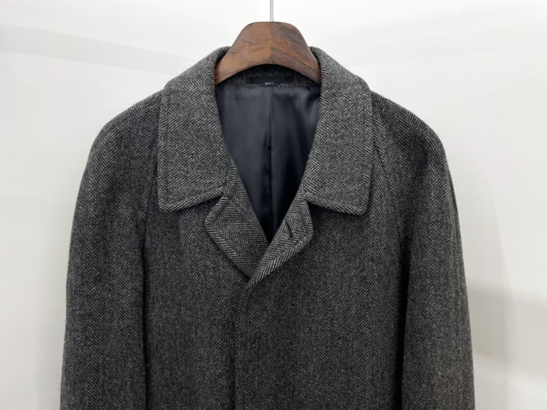 JPN VTG 헤링본 발마칸 코트 (L) 상품이미지3