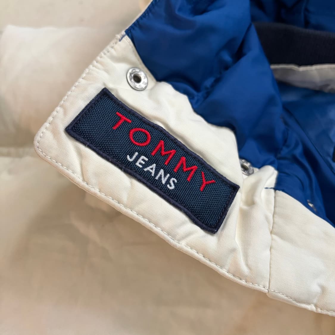 90s 타미힐피거 진스 빈티지 패딩 M 상품이미지6