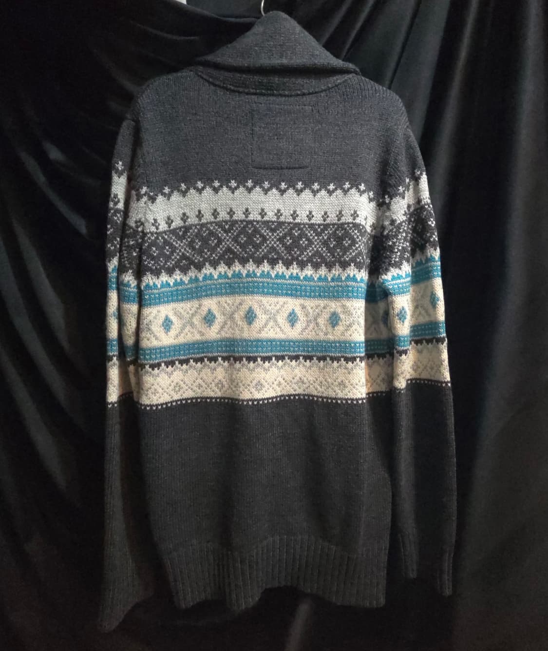 슈퍼드라이 빈티지 노르딕 니트 가디건 M 상품이미지3