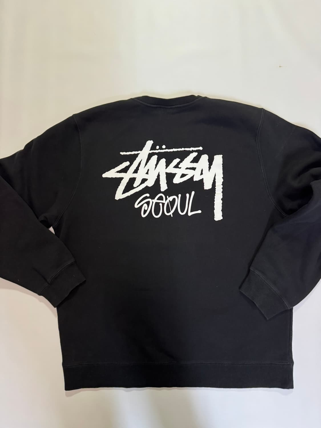 스투시 서울 검정 맨투맨(XL 사이즈) 상품이미지9