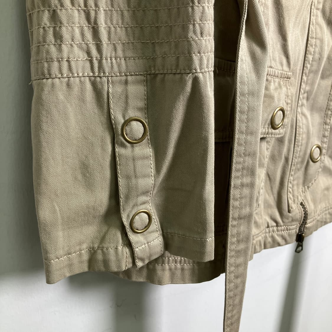 JPN VTG 빈티지 카키 코튼 자켓 M 상품이미지7