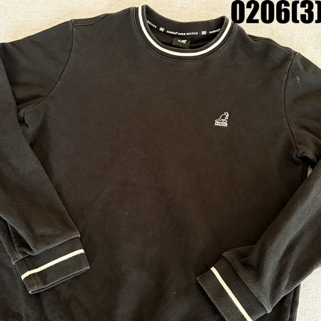 L 캉골 블랙 라운드넥 긴팔 맨투맨 0206(3) 상품이미지2