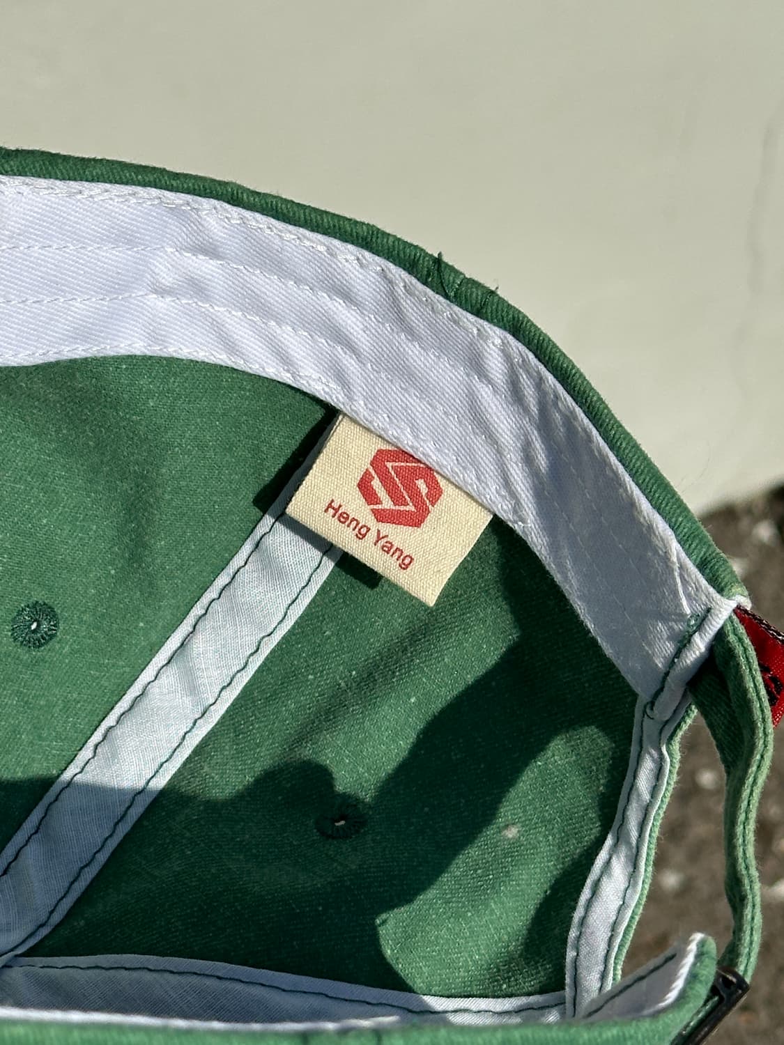 [F] 빈티지 로고 그린 볼캡 모자 상품이미지6