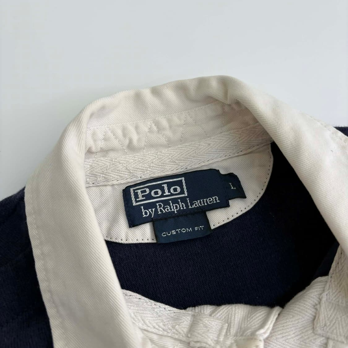 폴로 랄프로렌 스트라이프 시그니처 럭비셔츠(L) 상품이미지5