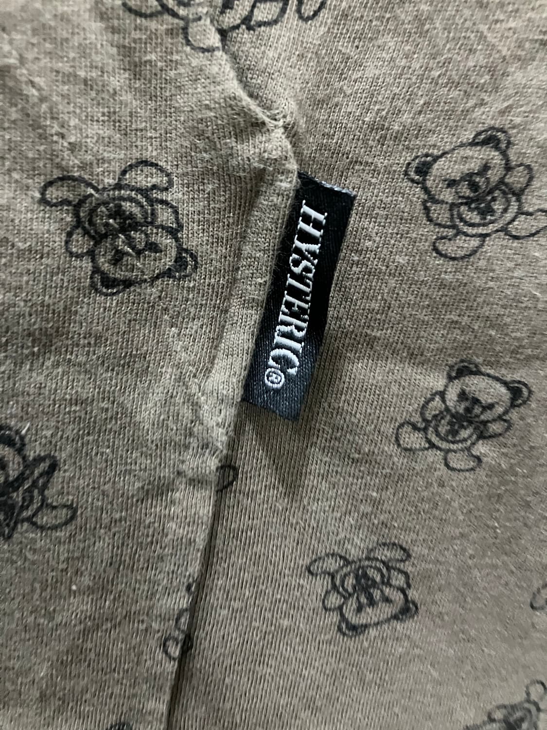 히스테릭글래머 퍽베어 브라운 후리스 상품이미지3