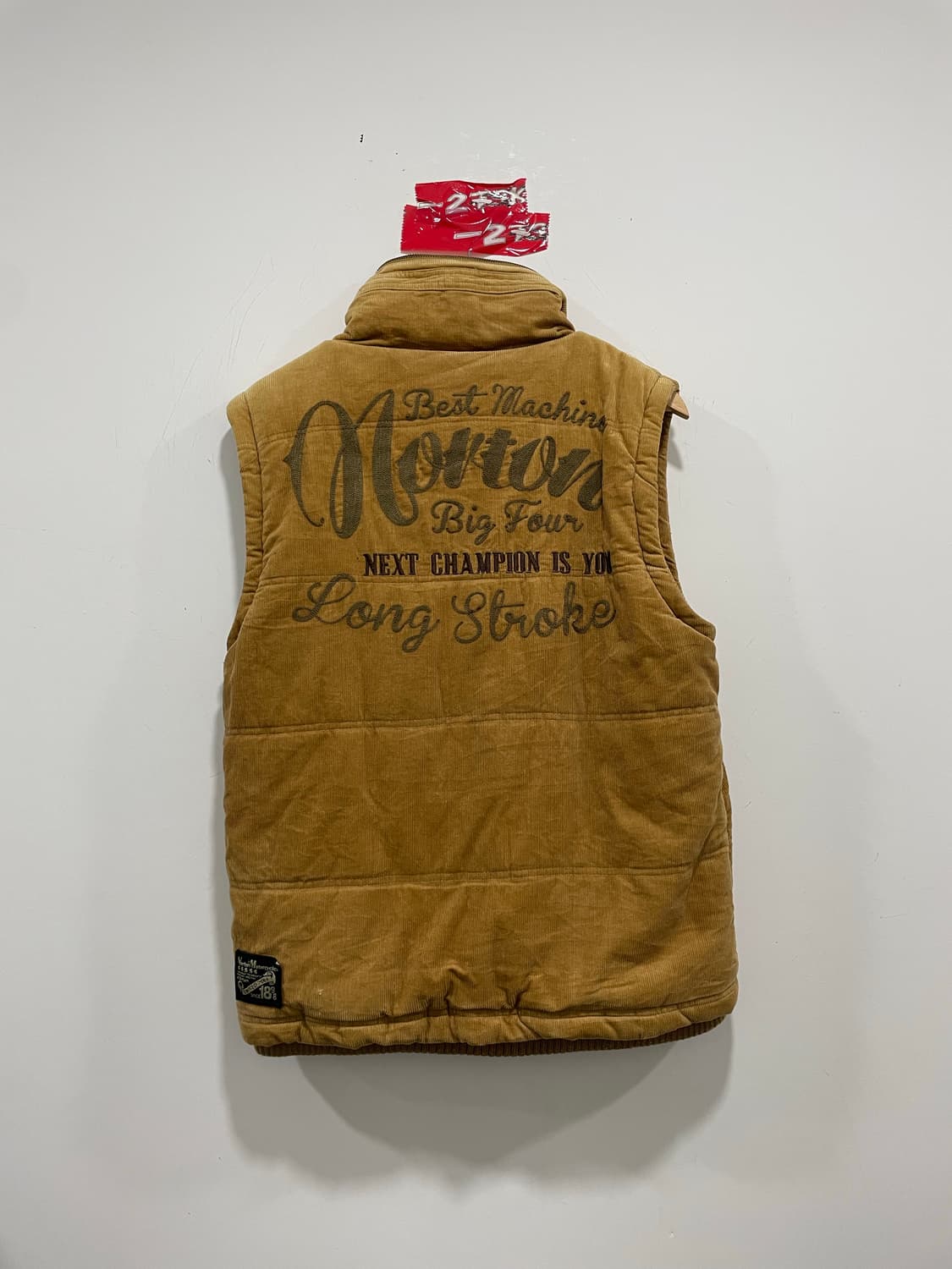 (빈티지)Norton 자수패치 소매 탈부착 2way 코듀로이 자켓 상품이미지6