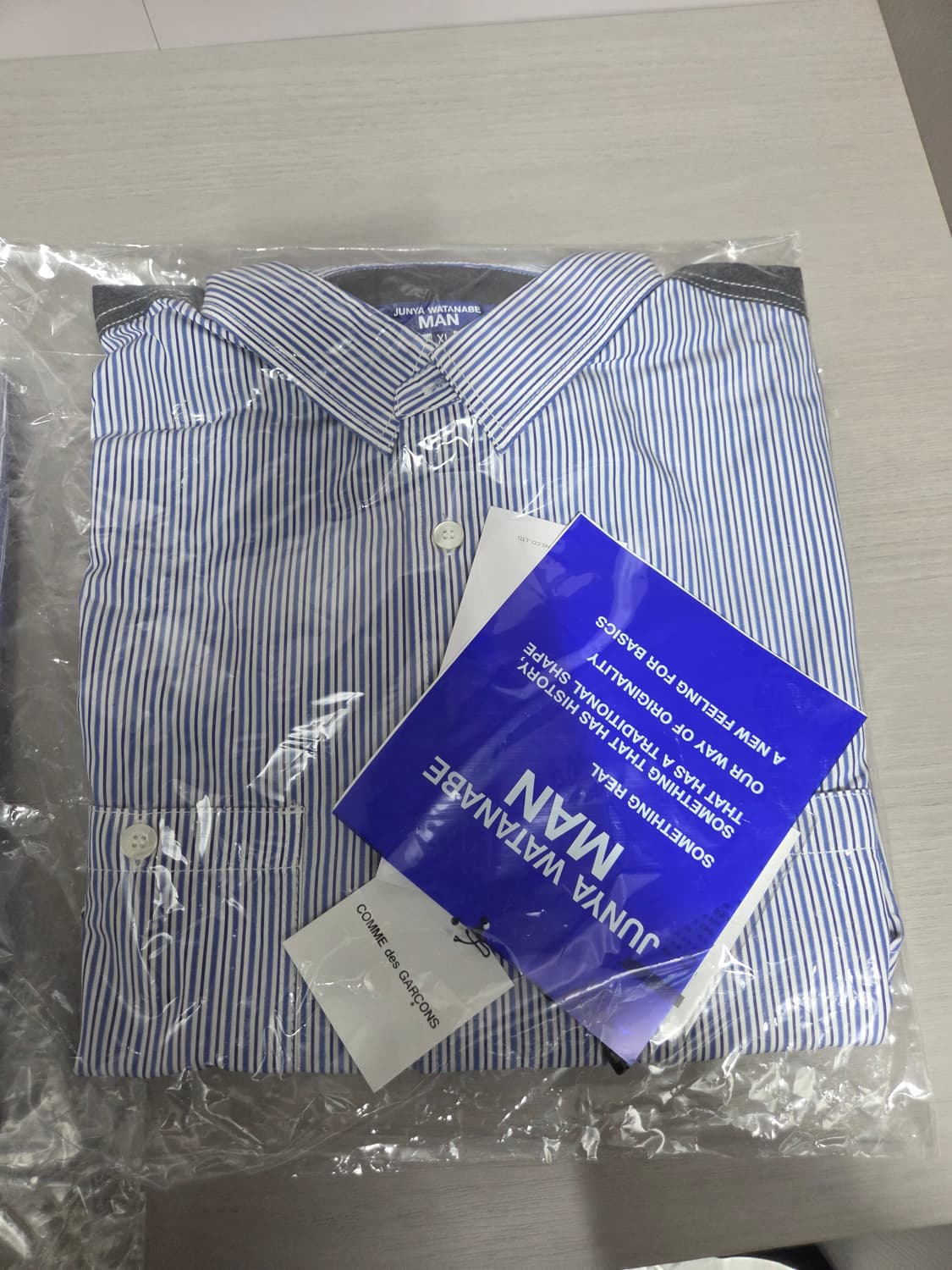 준야와타나베 셔츠 블루 xl 상품이미지4