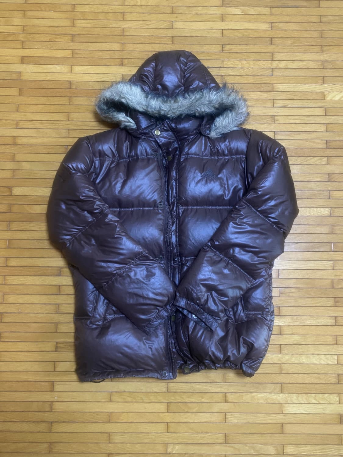 Adidas 아디다스 핀터깔y2k 오리엔탈 울프죠패딩 브라운대대장 상품이미지1