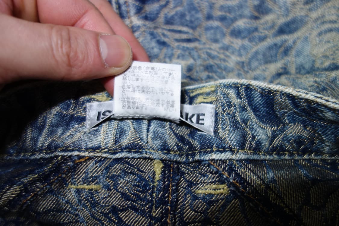 •이세이미야케 S/S2007 자카드 워븐 ‘Roses’데님 자켓 상품이미지9