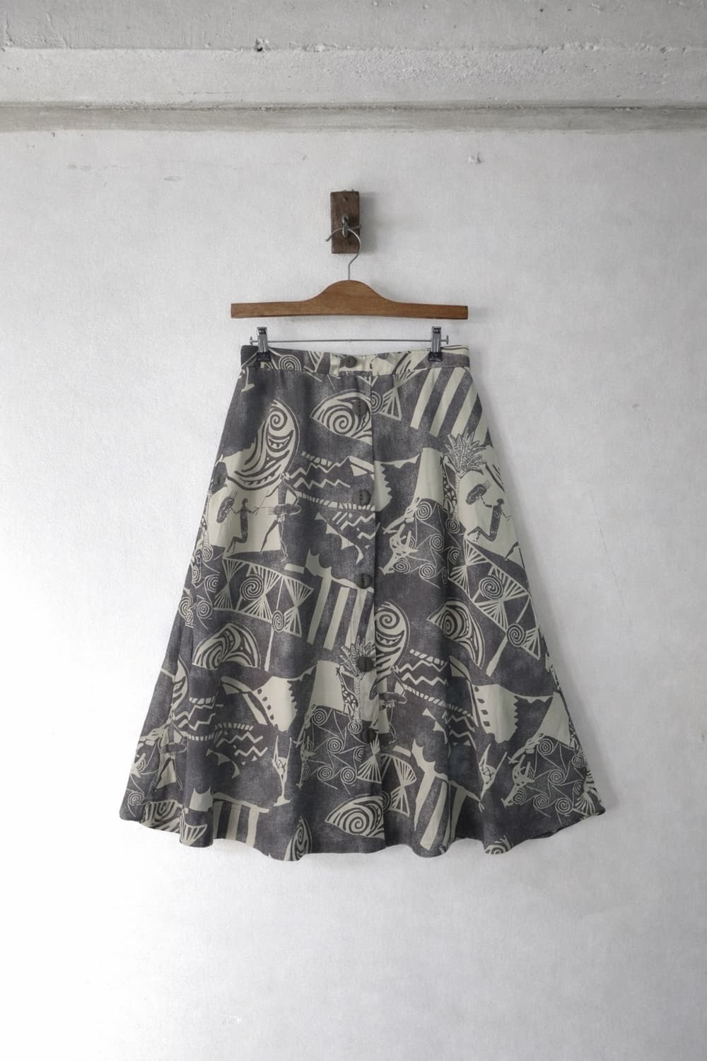 Pattern vintage skirt 상품이미지1