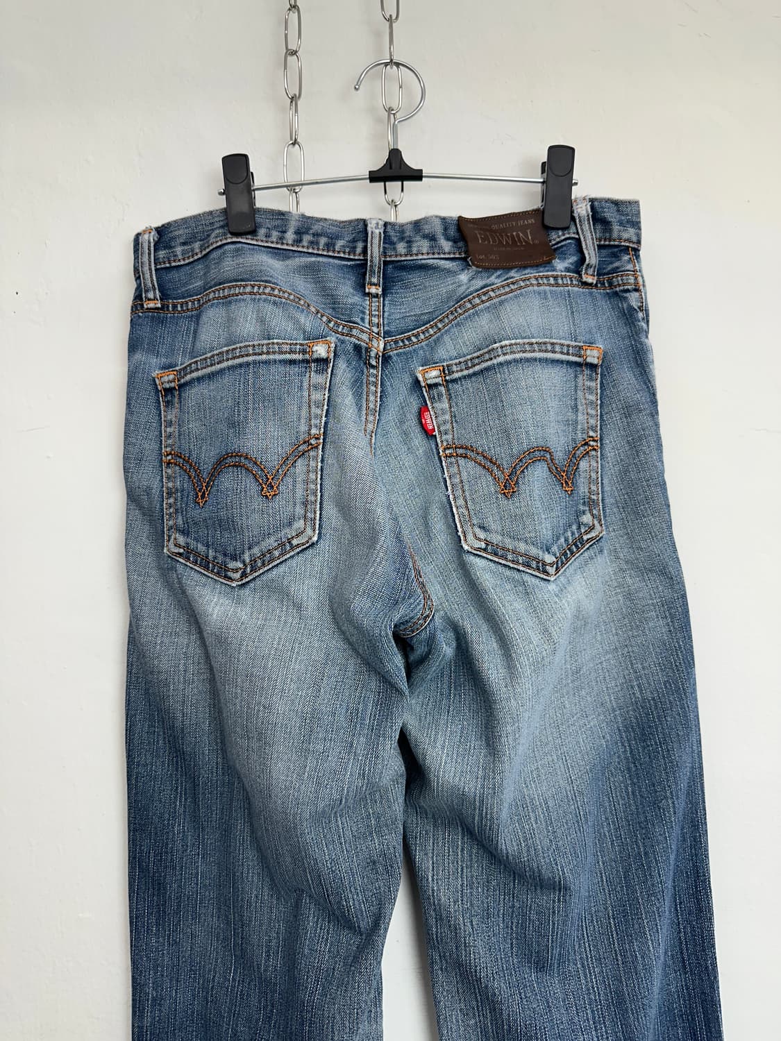Edwin 503 Heritage Distressed Denim Blue 상품이미지5