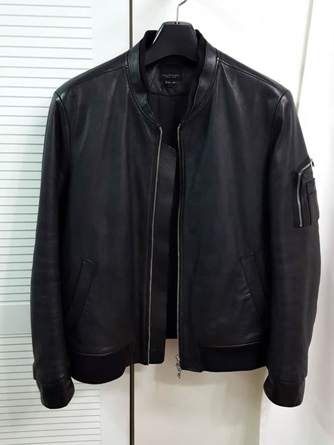 질스튜어트 남성 가죽자켓 블랙 105-110 상품이미지1