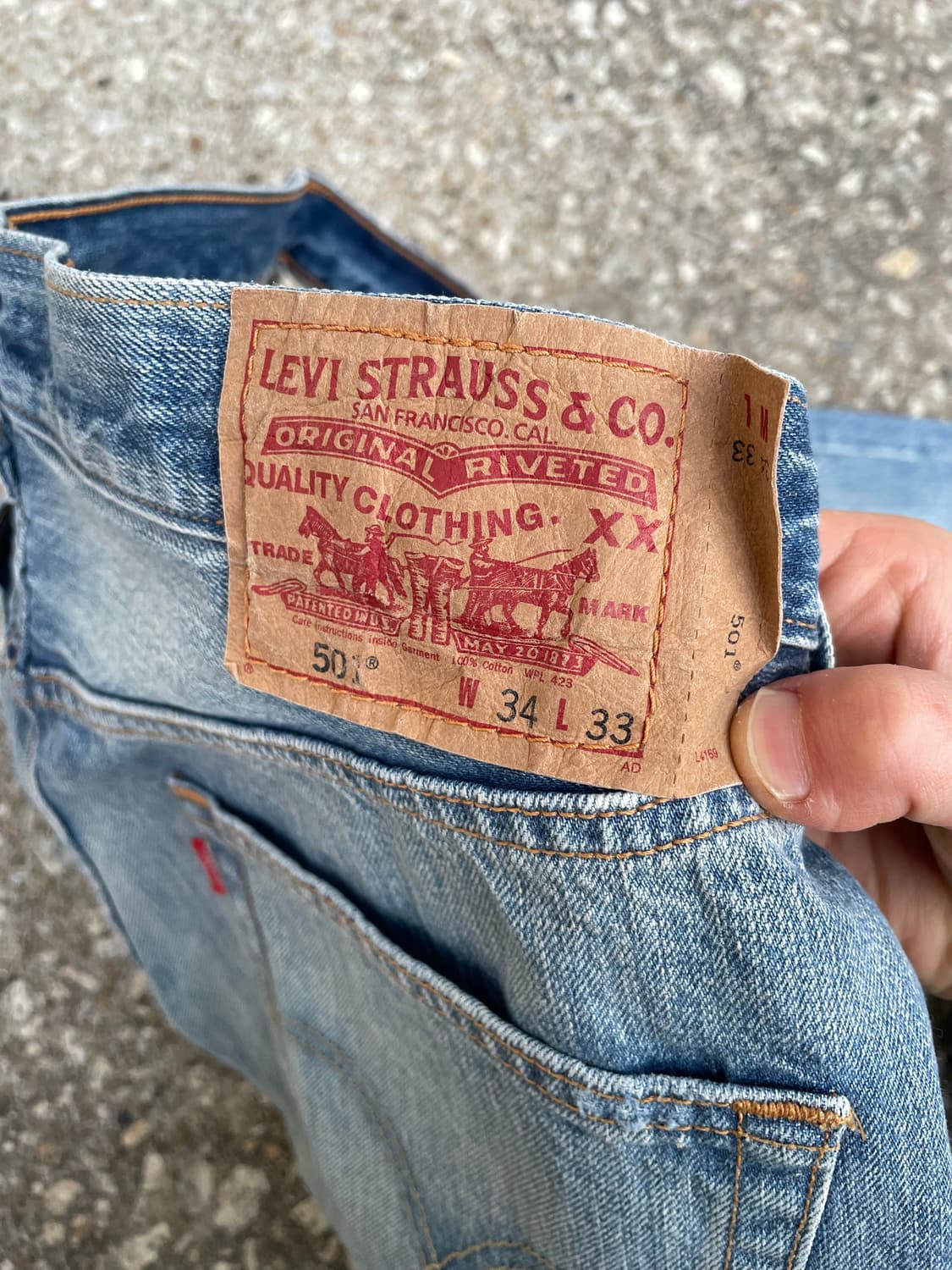 levis  90s 501 디스트레스드 상품이미지5
