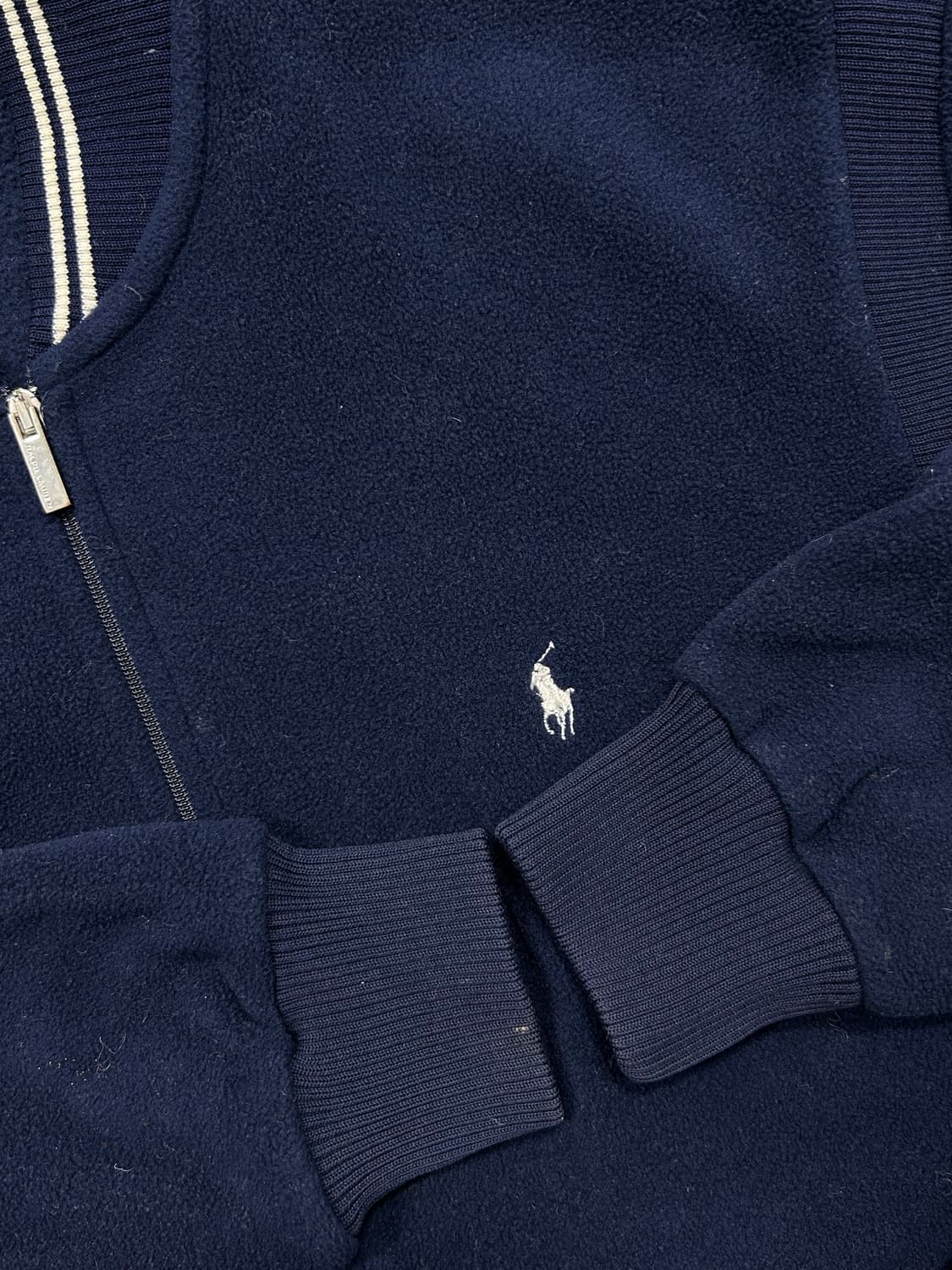 폴로 랄프로렌 골프 네이비 니트 집업 S 상품이미지6