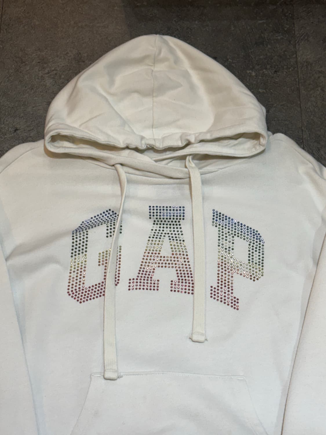 갭 GAP 후드티셔츠 화이트 XS 상품이미지4