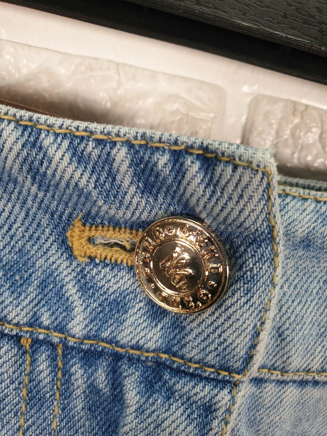 [25]오즈세컨 와이드 데님 팬츠 상품이미지6