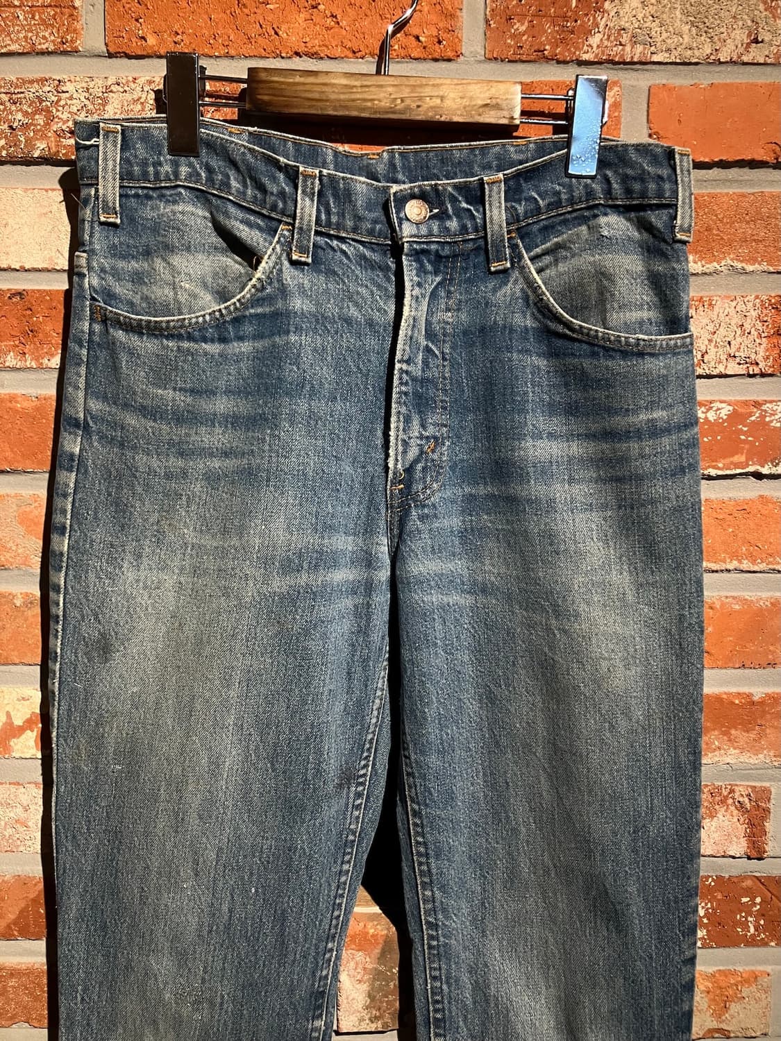 80s USA 빈티지 리바이스 646 벨바텀 부츠컷 데님 팬츠 상품이미지3