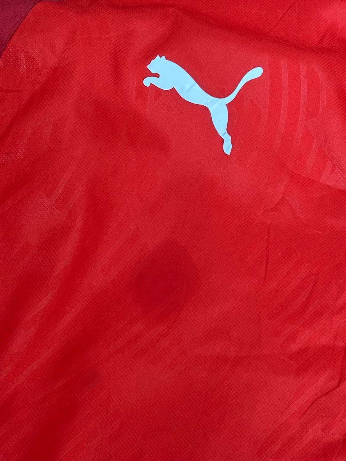 푸마 레드 축구팀 후드 바람막이 올드스쿨 오버핏 트랙 자켓 XXL 상품이미지9