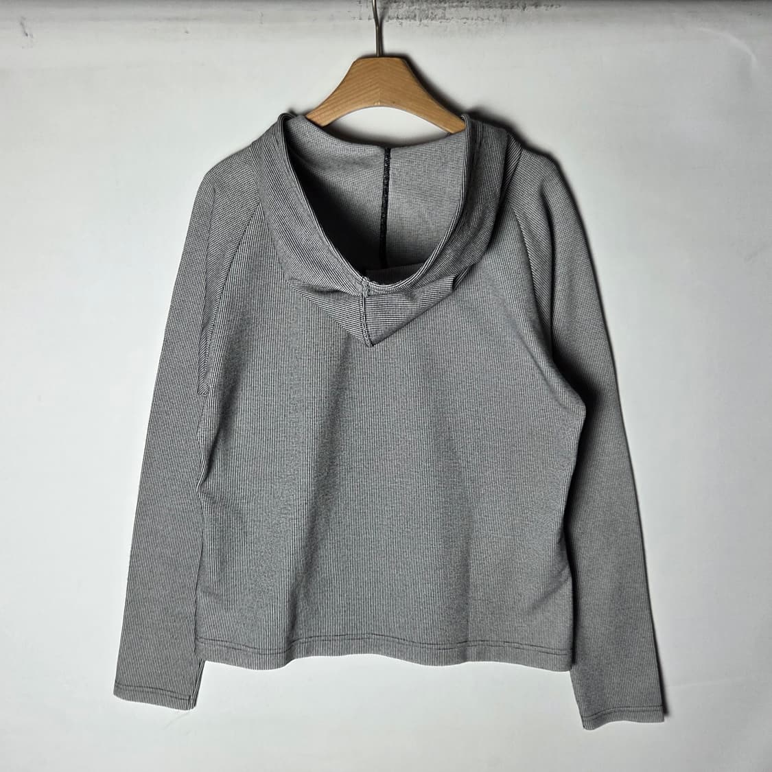 [Courreges] 꾸레쥬 체크 로고 후드집업 상품이미지2