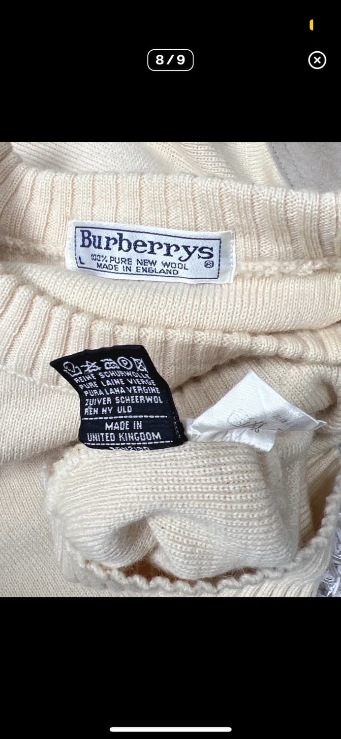 버버리 코만도 울 니트 상품이미지4