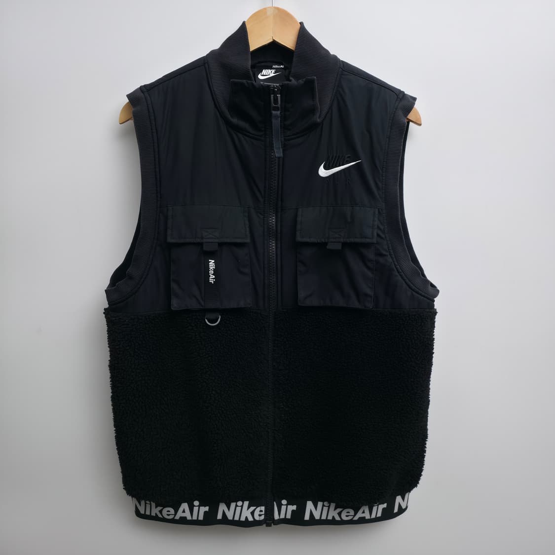 [L] 나이키 에어 블랙 플리스 조끼 베스트 상품이미지1
