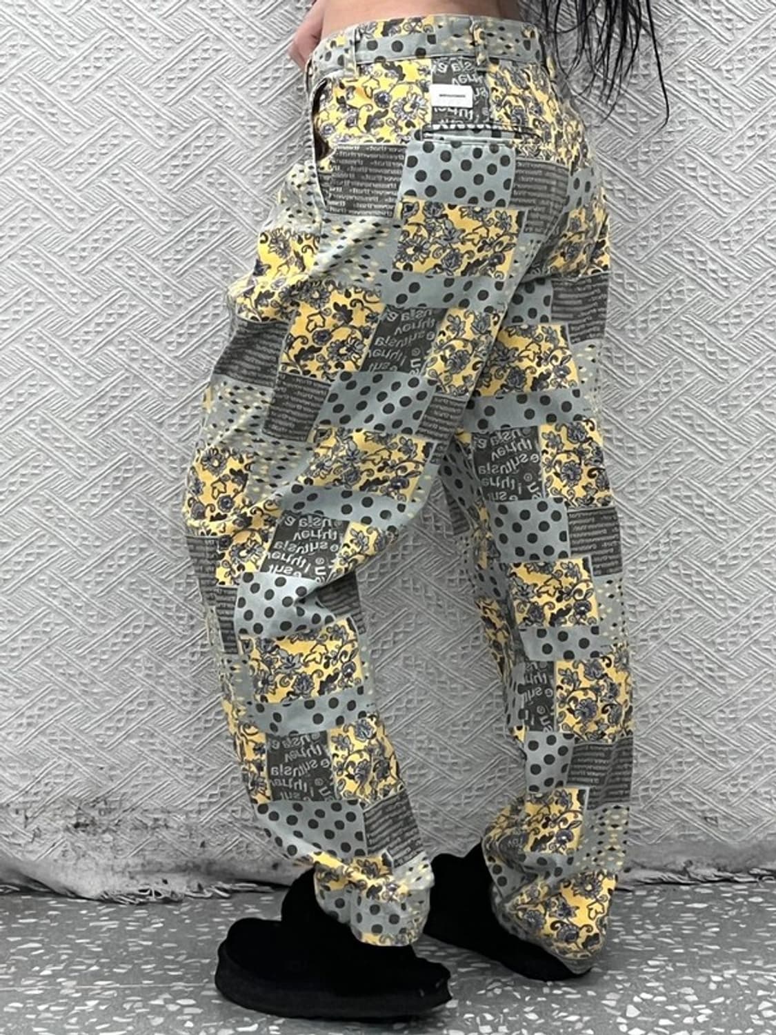 디스이즈네버댓 크레이지 키치 프린팅 워크 코튼팬츠 M C09213 상품이미지2