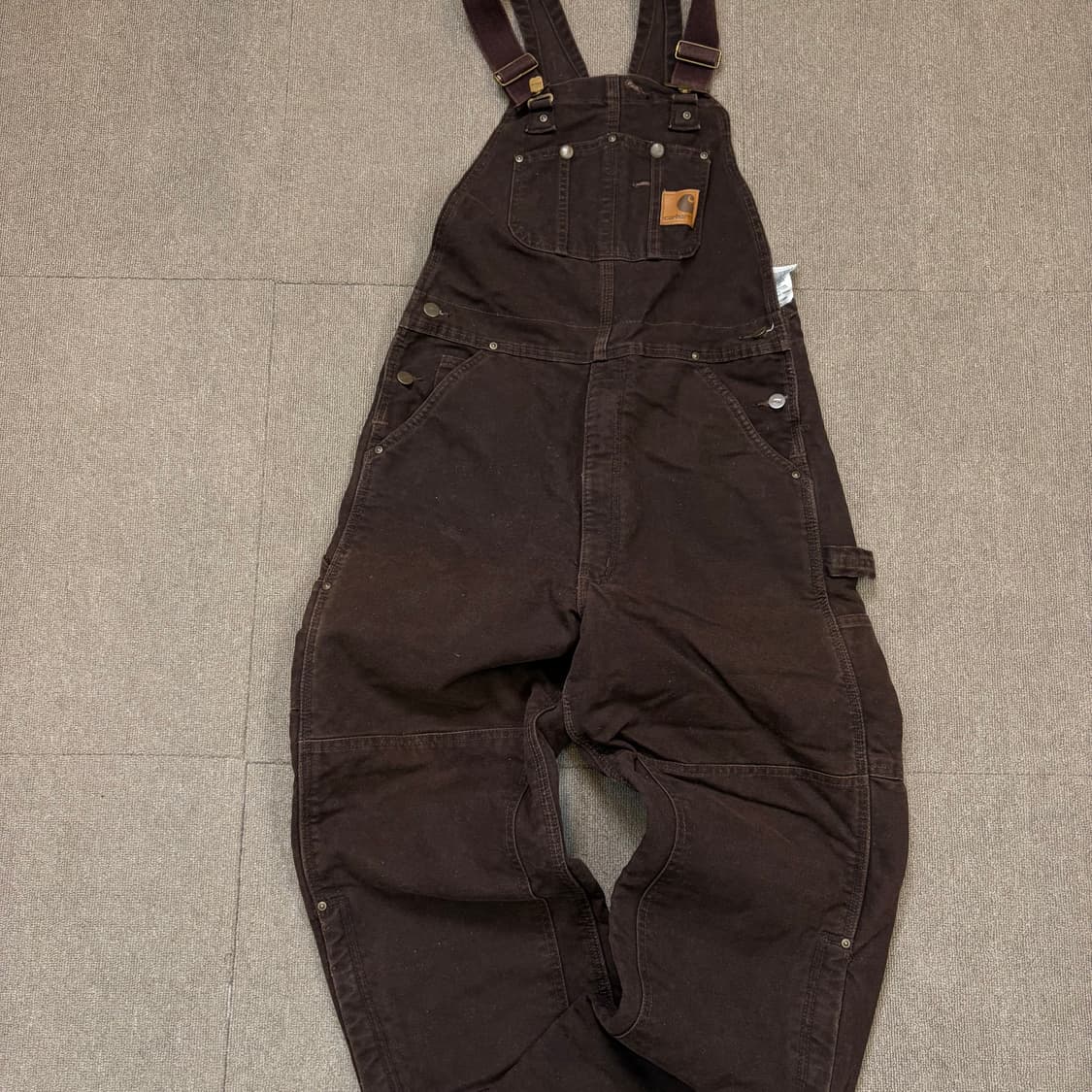 carhartt 칼하트 더블니 퀄팅라이너 오버롤 덕팬츠 누빔 32 상품이미지1