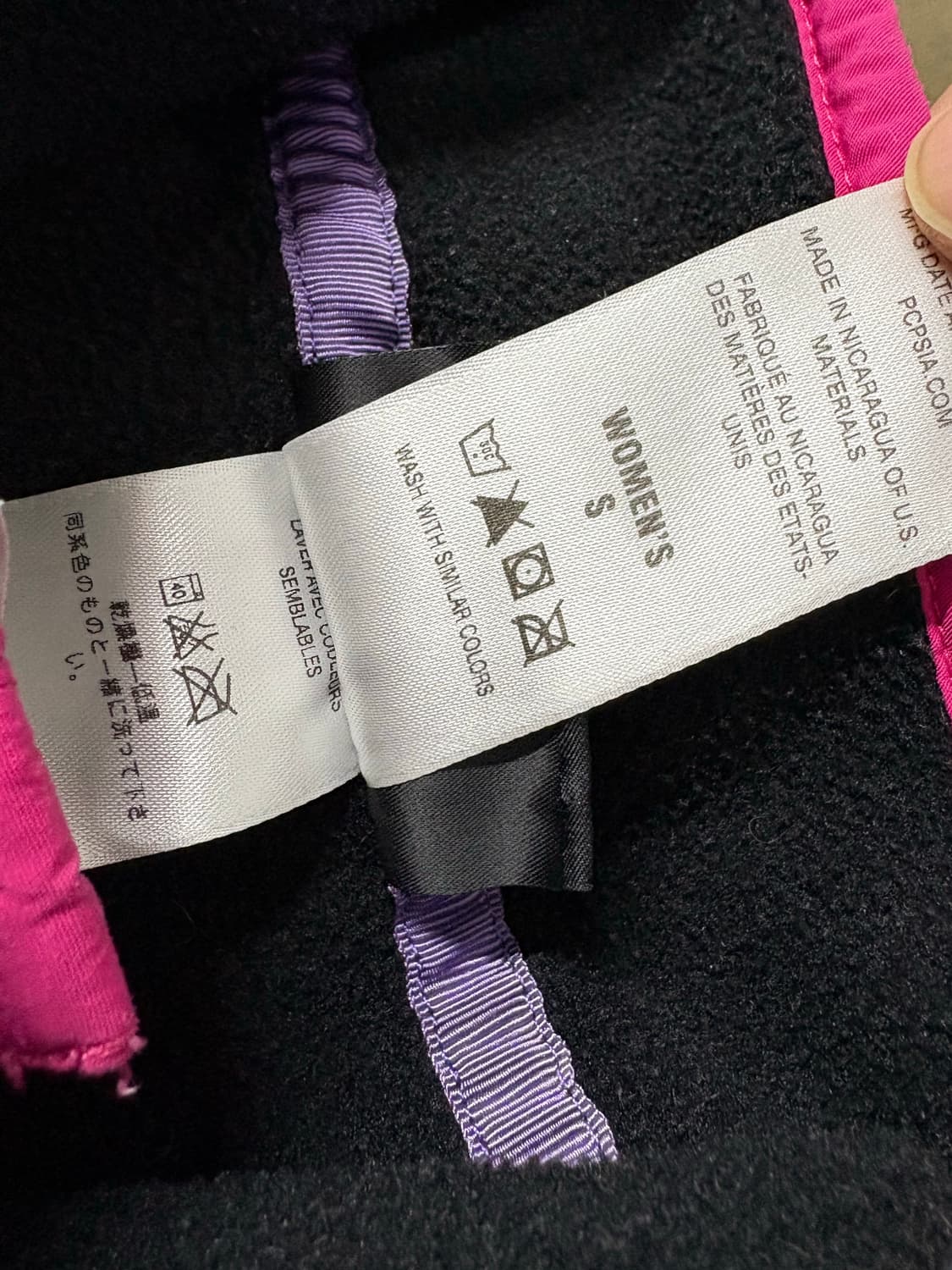 빈티지 파타고니아 신칠라 스냅티 블랙/핑크 우먼즈S 상품이미지6