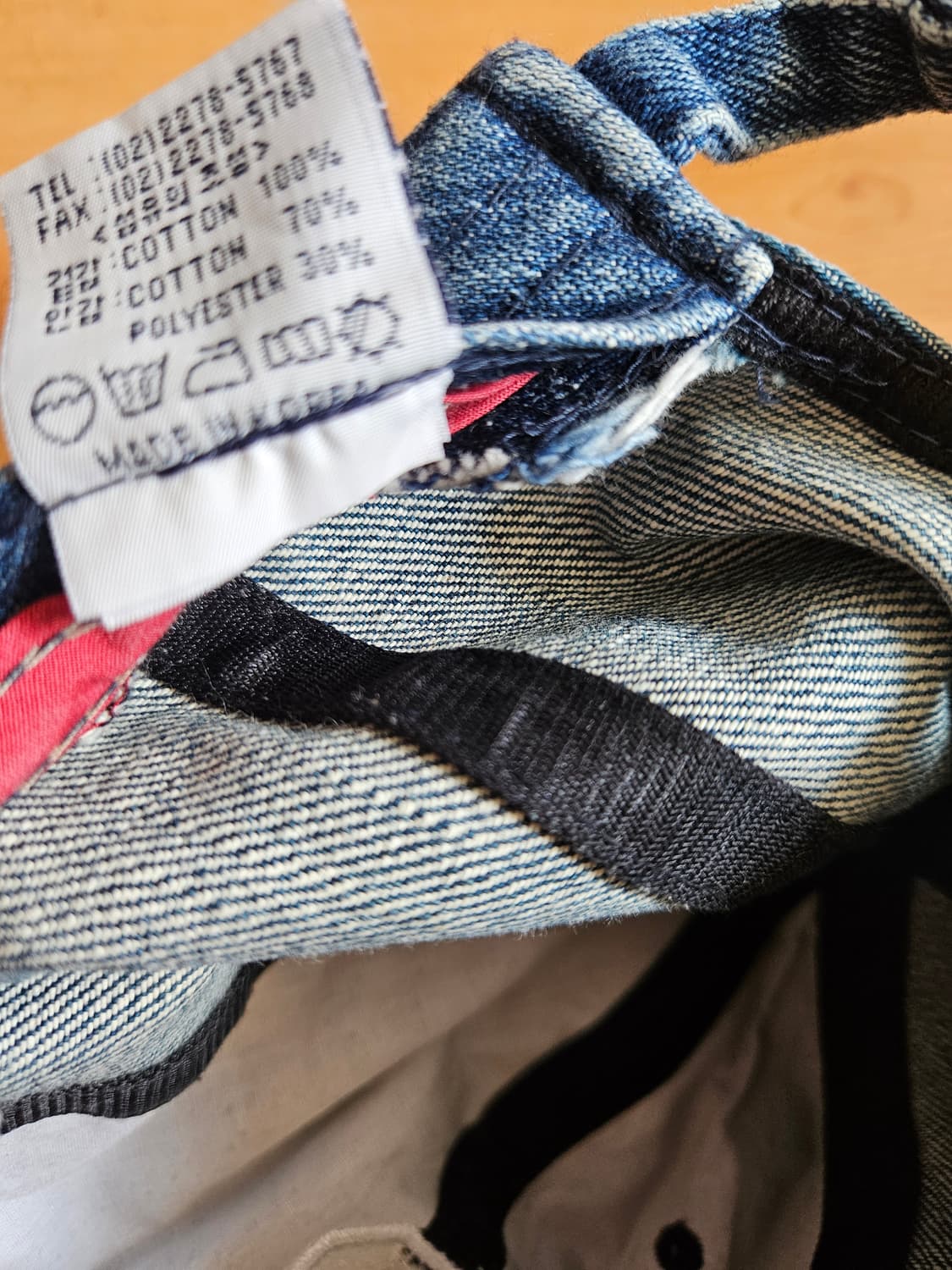 미착용)slazenger 슬래진저 데님 볼캡 청모자 상품이미지5